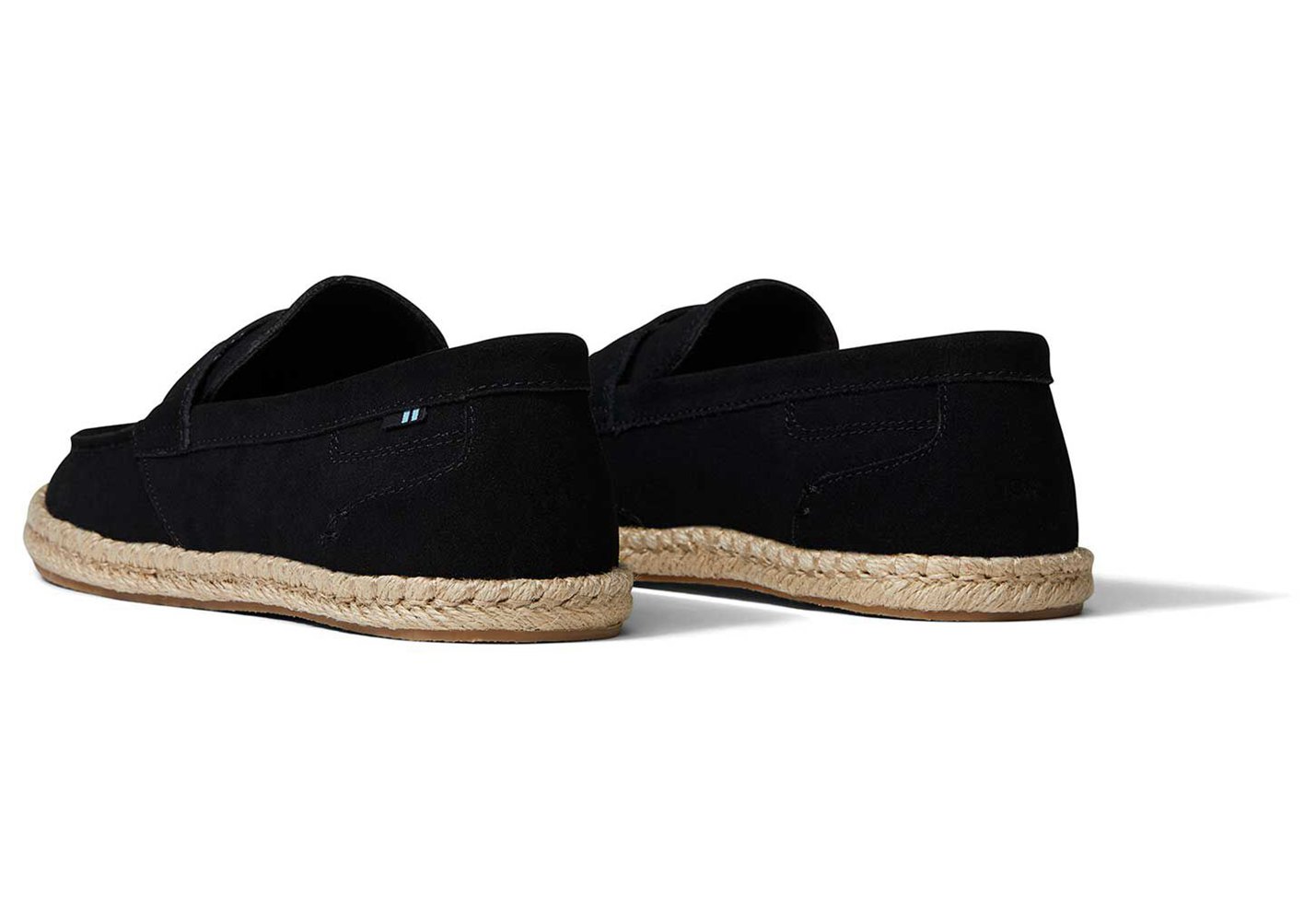 Toms Stanford Espadrille Black - Mens - 97264-RNOU